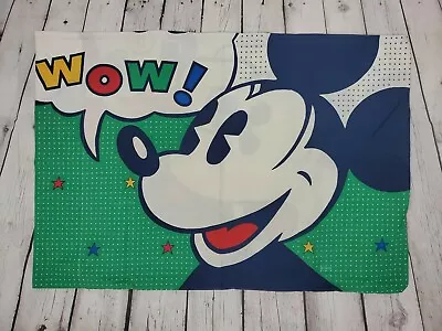 Vintage POP ART Disney Mickey Mouse Double Sided Standard Size Pillowcase • $10.95