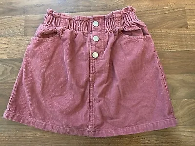 $12 • Buy Zara Kids Corduroy Skirt Girls Size 13-14 Corduroy Buttons  A Line