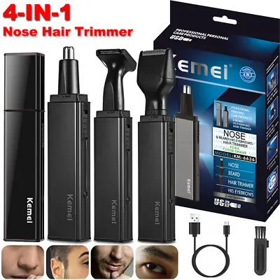 Electric Nose Ear Hair Trimmer Face Eyebrow Mustache Beard Shaver Clipper Unisex • $13.99