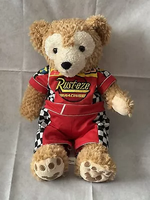 Disney Parks Duffy The Bear Lightning McQueen Rust-eze Outfit Costume 17” Plush • $34.99