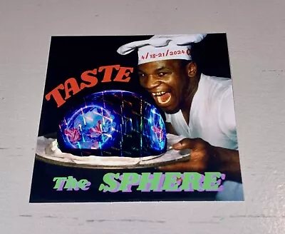 Phish Holographic Sticker “ Taste The Sphere” Vegas 4/18-4/21 2024 • $3