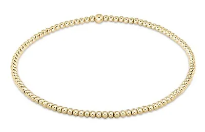 Enewton 14kt Gold-filled Classic 2mm Bead Stretch Stacked Bracelet Jewelry New • $38