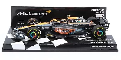 Minichamps McLaren MCL36 #4 Abu Dhabi GP 2022 - Lando Norris 1/43 Scale • £69.99