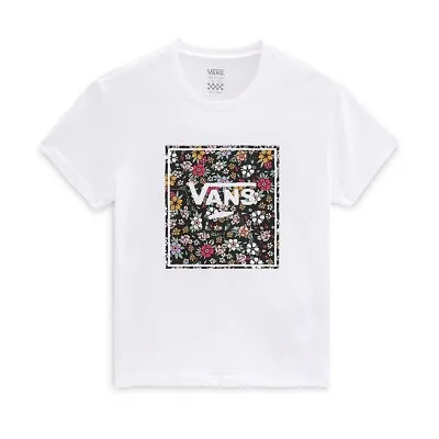 £12 • Buy T-shirt Vans Print Box Floral - White - Women´s Large (uk 14)