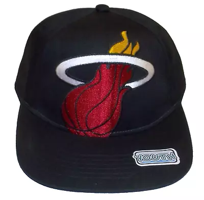 Miami Heat Flat Brim Snapback Hat - Youth 4-7 Yrs • $14