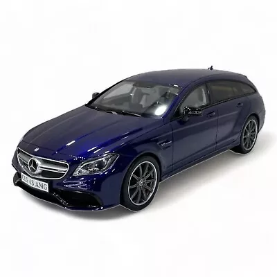 1/18 Mercedes Benz AMG CLS 63 Shooting Brake Blue Scale Model Car • $299.99