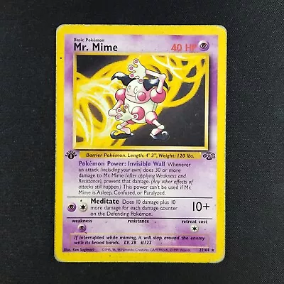 Mr. Mime 22/64 - Jungle 1st Edition - Pokemon Card • $7