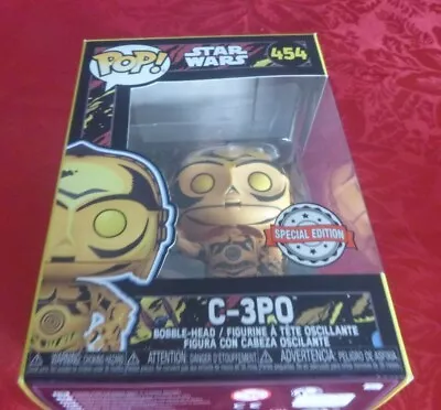 POP VINYL - STAR WARS -  C- 3P0  -  454  -   SPECIAL EDITION  - New In  Box • $20