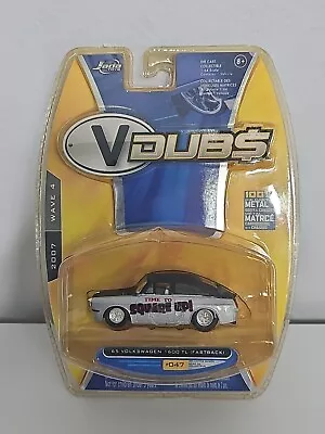 Jada Toys 1/64 VDubs '65 Volkswagen 1600 TL Fastback Time To Square Up • $9.95