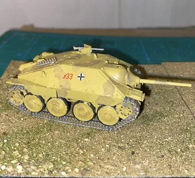 1:72 German WW2 Hetzer Tank Destroyer Built And Painted For Display • £7