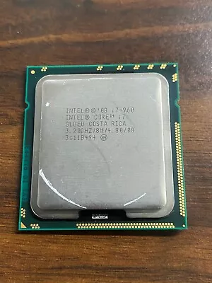 Intel Core I7-960 3.2GHz Quad-Core  Processor • $20
