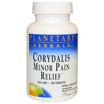 $20.85 • Buy Planetary Herbals - Corydalis Minor Pain Relief, 750 Mg, 60 Tablets