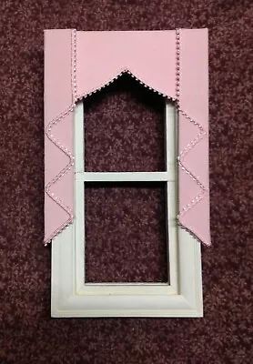 Soft Pink Dollhouse Single Size Curtains - 3   W • $10.95