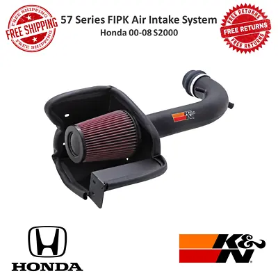 K&N 57 Series FIPK Gen II Air Intake System HDPE Tube For 2000-2008 Honda S2000 • $359.99