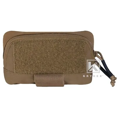 KRYDEX Tactical Admin Pouch Utility Pouch Pack BELT / MOLLE Panel Coyote Brown • $27.95
