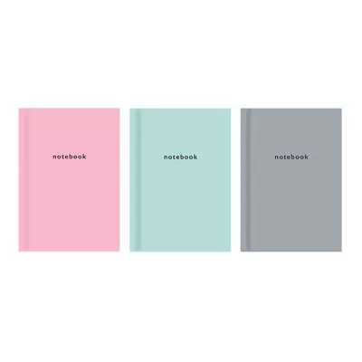 A5 Pastel Ruled Hardback Book - Single Item Lined Notebook Paper Pad Writing • £3.19