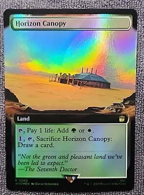 MTG Horizon Canopy *EXTENDED ART FOIL* Doctor Who 503 NM • $4.68