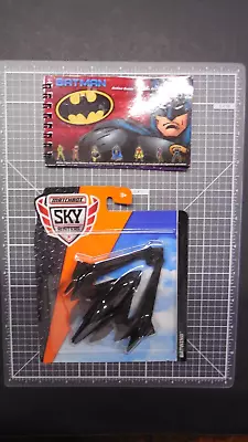 Matchbox Sky Busters Batmans Batwing & Hotwheels Batman Action Guide Book • $14.99