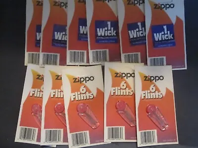 Vintage Zippo Lighter Wicks And Flints Orig Packaging Lot  • $47.99