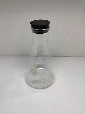 Vtg Pyrex Laboratory Beaker Vial Clear Glass 1000ML 5100 - Brand New W/Stopper! • $17.99