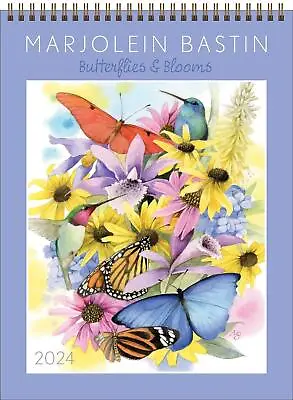 Andrews McMeel Marjolein Bastin 2024 Wall Calendar: Butterflies & Blooms W • $8.50