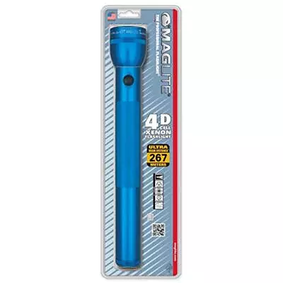 MagLite - S4D116 Maglite Heavy-Duty Incandescent 4-Cell D Flashlight Blue • $39.61