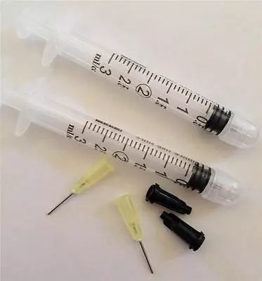 3cc 3ml Syringe 20 Gauge Needle Tips Glue Adhesive Tattoo Nails Rhinestones • $6.25