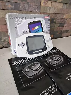 Nintendo Gameboy Advance Console (White - Boxed Tested Working). ***PLEASE READ • £84.95