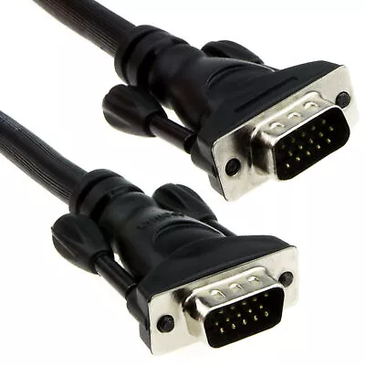 Belkin HQ VGA 15 Pin Monitor Display Lead Double Shielded Coax Cable 3m 10ft • £8.16