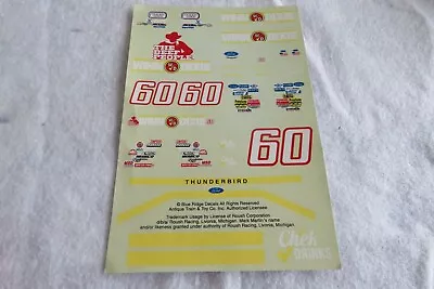 Vintage 1/25 Blue Ridge Decals #60 Mark Martin Winn Dixie Ford Thunderbird Decal • $9.95