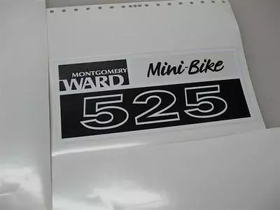 Minibike Mini Bike Decals Wards Sticker 323 424 525 Minibike Smaller Version • $14.99