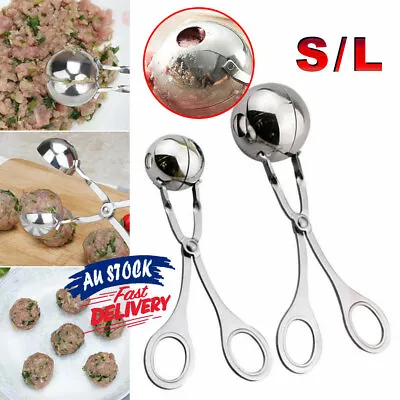 $10.29 • Buy Meat Baller Meatball Maker Non Stick Spoon Tool Thick Kitchen Stainless Steel