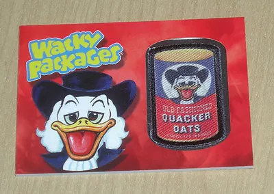 2013 Topps Wacky Packages ANS11 Series 11 PATCH QUACKER OATS • $29.99
