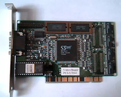 PCI Video Card S3 Trio64 VideoMagic PCI-VT64 G2E-H5SS3 VGA Phoenix 4950127C • $61.91