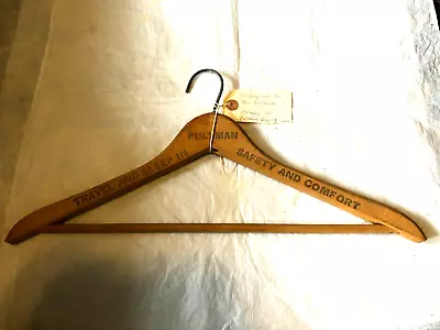 Vintage Pullman RR Wooden Coat Garment Suit Hanger Sleeper Passenger Car • $29.95