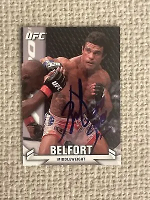 2013 Topps UFC Knockout #112 Vitor Belfort Signed Card PSA/DNA Guaranteed • $29.95
