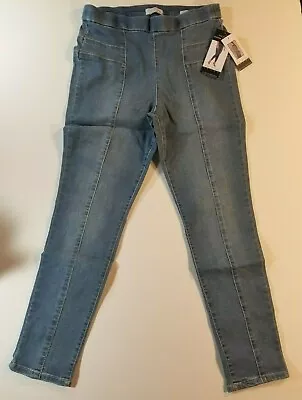 Sofia Vergara Rosa High Rise Curvy Skinny Ankle Light Blue Jeans NWT Size 8 • $17.08