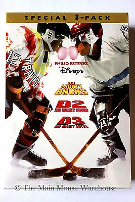 Disney The Mighty Ducks Trilogy D1 D2 And D3 Complete Movie Collection On DVD • $49.95