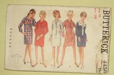 Vintage Butterick Sewing Woman Dress Pattern Size 18 #4456 • $10.99