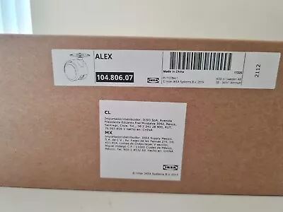 Ikea ALEX Caster Wheel For Drawer Unit/Desk Black 104.806.07 PACK Of 4 • £26.99