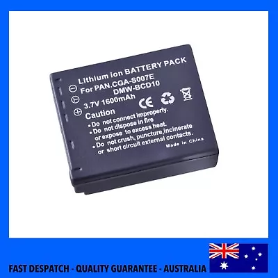 Battery 1600mAh For Panasonic Lumix DMC-TZ1 DMC-TZ2 DMC-TZ3 DMC-TZ4 DMC-TZ5 AU • $17.98