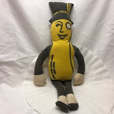 Vintage Planters Mr. Peanut Stuffed Plush Toy Doll Advertising Promo 21  Tall • $15