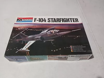 Lot 368 Sealed Vtg Monogram 1/48 F-104 Starfighter Model Kit Rare Fighter 5409 • $24.75