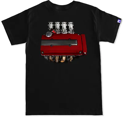 B16 B18 ITB JDM Integra Civic Type R Red Valve Cover Engine Motor Mounts T SHIRT • $16.99