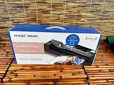 VuPoint Magic Wand Portable Handheld Scanner + Auto-Feed Dock New Sealed WOW! • $99.99