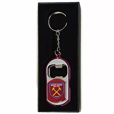 £6.99 • Buy New Official West Ham Utd Keyring & Torch, West Ham Football Crest Fans Keyring