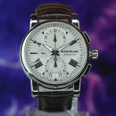 Montblanc Star Chronograph Meisterstuck Ref. 7104 Box And Papers Polished 44MM • $2150