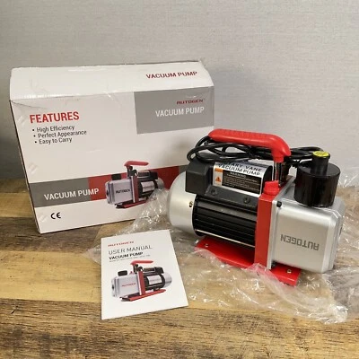 $122 • Buy AUTOGEN Single-Stage Rotary Vane Vacuum Pump Model Va-400