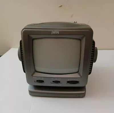 JWIN B/W TV &  AM/FM COMBO Portable 5  Screen. Condition: GOOD • $35