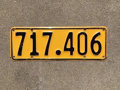 1961  To  1964 - NEW  ZEALAND - LICENSE PLATE • $59.95